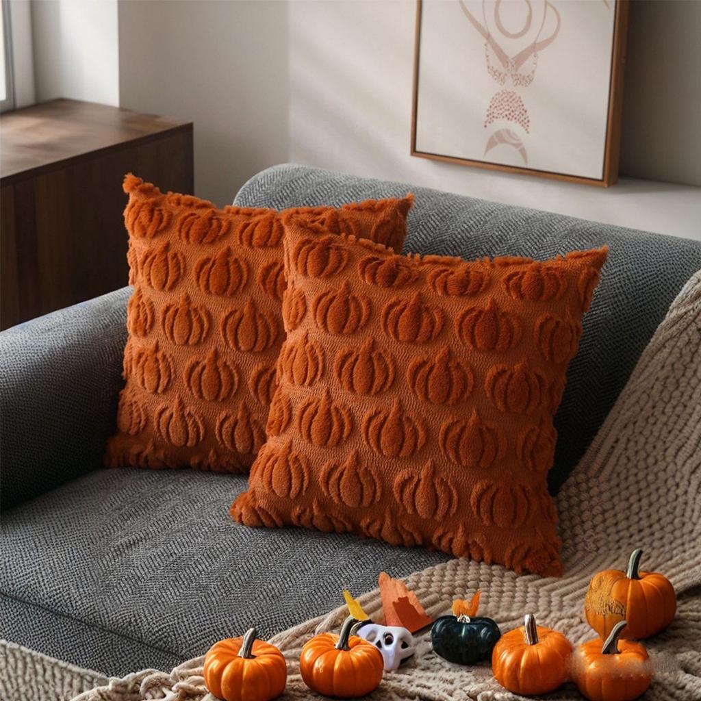 Home Decor Polyester Throw Pillow Cover Soft Solid Color 40*40 45*45cm Square Pillow Case for Couch Sofa Decorative Pillows