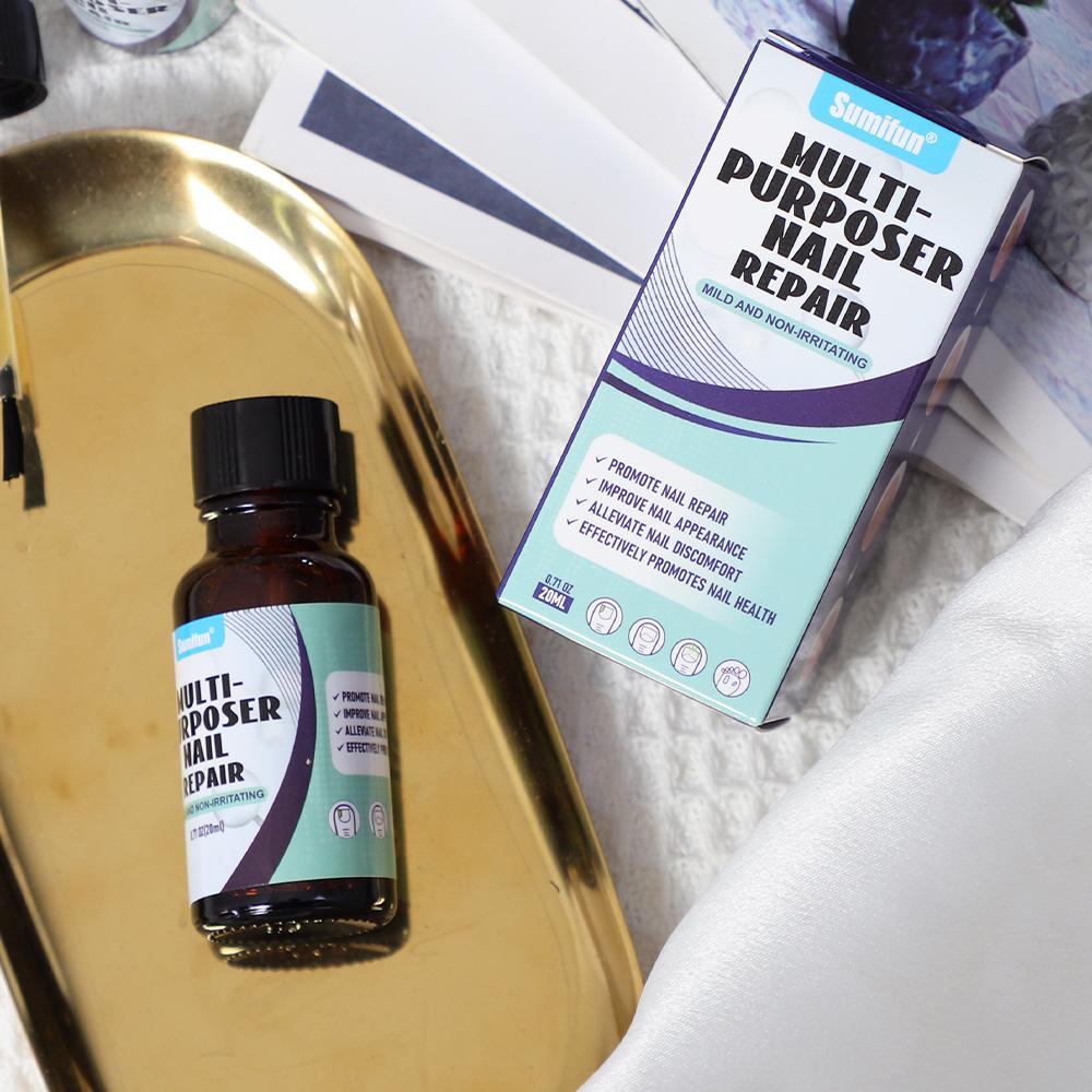 Gray Nail Paste, Thickened Shiny Nail, Gray Nail Repairs, Clean and Soft Nail Paste, Care for Hand, Foot and Toenail Decay