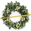20 Inch Green Home Decor for Wall Porch Window Spring Summer Wreath with Big Berries for All Seasons Winter Christmas