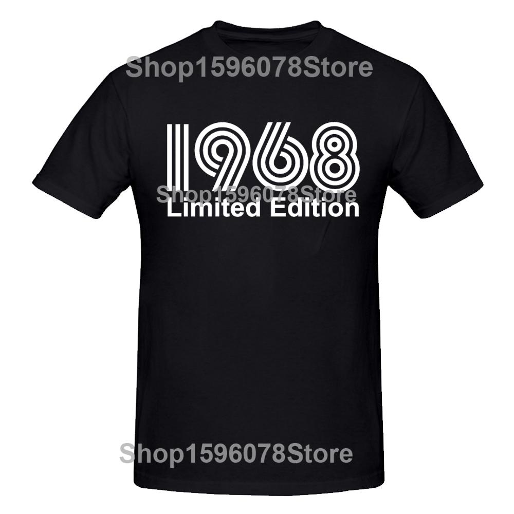Novelty Awesome 1968 Limited Edition T Shirts Graphic Cotton Streetwear Short Sleeve Birthday Gifts Summer Style T-shirt Men