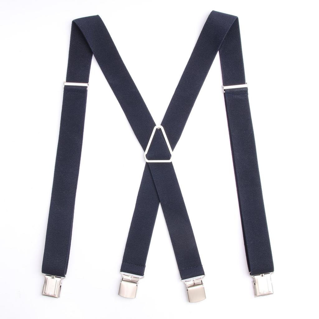 Men'S Adult Straps Men'S Trousers Suspender Suit Shirt Straps Clip Suspender Straps Men'S Fat Elastic Non-Slip