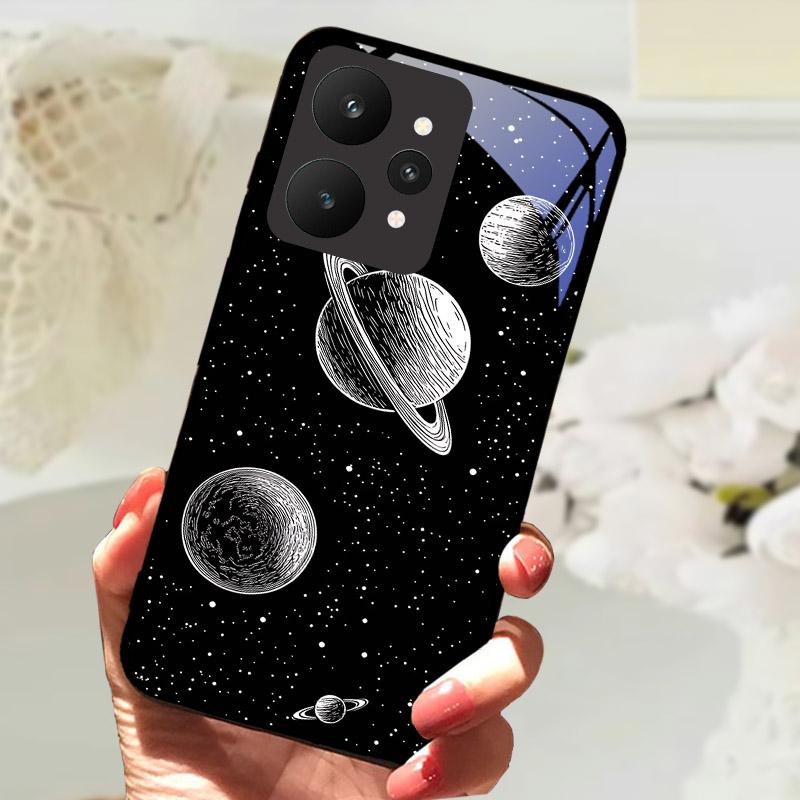 Ударопрочный Чехол Для Телефона Realme 15 5G Чехол RMX5106 RMX5105 Чехлы Из Закаленного Стекла Для Realme15 Fundas Роскошный Защитный Корпус