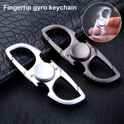 3 в 1 цинковый сплав из нержавеющей стали для снятия стресса гироскоп на кончике пальца портативная открывалка для бутылок