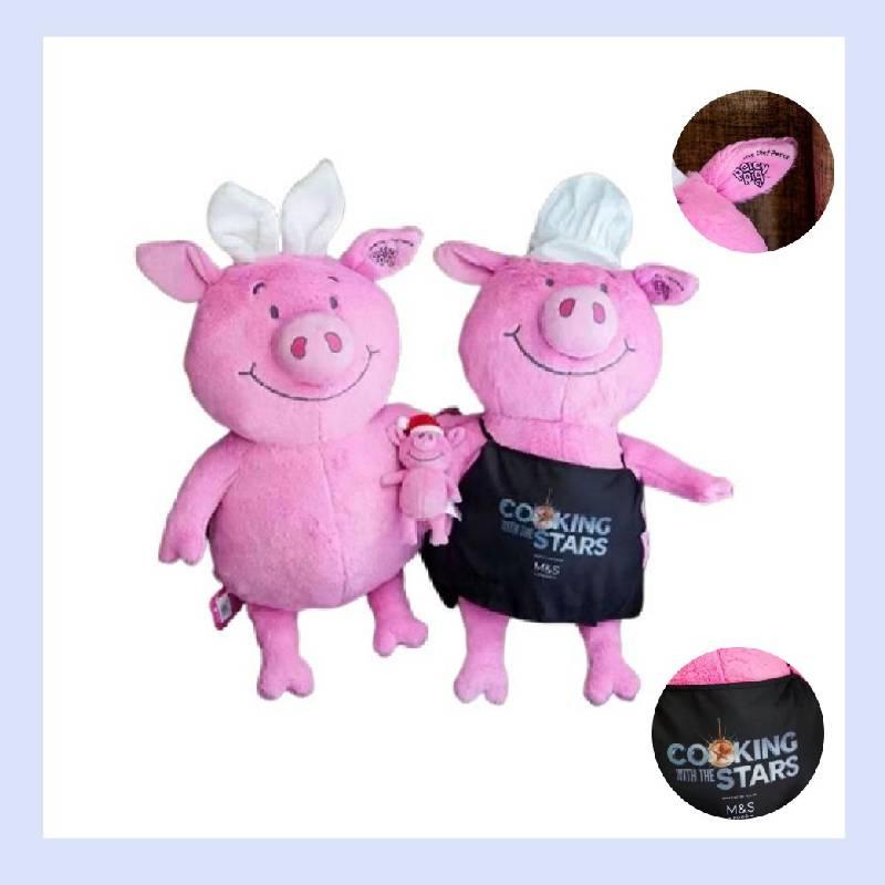 British M&s Pig Plush Toy Soft And Breathable Material