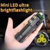 3 шт. мощный мини-светодиодный фонарик супер яркий карманный фонарик перезаряжаемый походный фонарик с хвостовым магнитом для наружного кемпинга