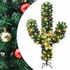 VidaXL Christmas Cactus with Stand and LED Green 210 Cm PVC 344657
