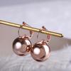 Women Creative Simple Earrings Delicate Round Stone Drop Earrings Wedding Engagement Jewelry KTJ