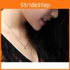 Timeless Rose Gold Plated Rhinestone Clavicle Chain Pendant Necklace For Women