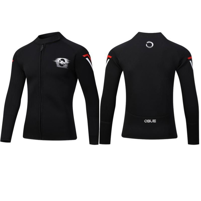 3mm Mens Separate Wetsuit Set Snorkeling Surfing Diving Swimming Cold Water Protection UV Resistant Stretchable