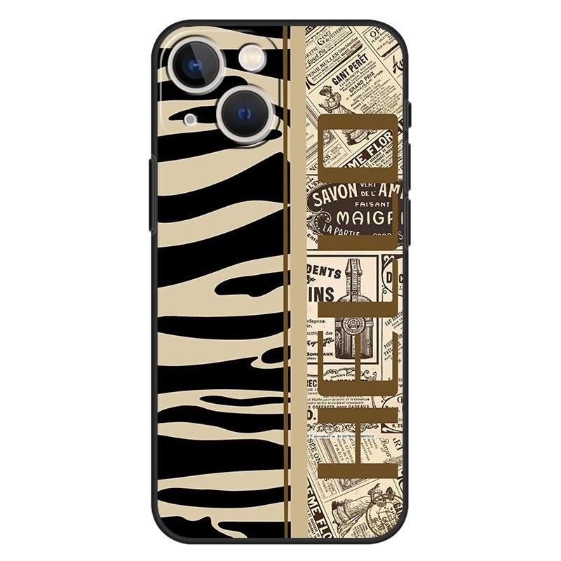 Чехол для iphone 11 13 12 pro max Cover xr 7 8 Plus Funda XS X 14 5 5S SE2020, роскошный чехол с красивым дизайном
