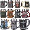 600 мл кружка Viking коллекция 304 нержавеющая сталь вставка смола пивная кружка Danegeld кружка кофе пивные кружки чашка Хэллоуин друзья подарок