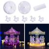 8pcs/Set  DIY Resin Carousel Ornament Silicone Molds Casting Mould