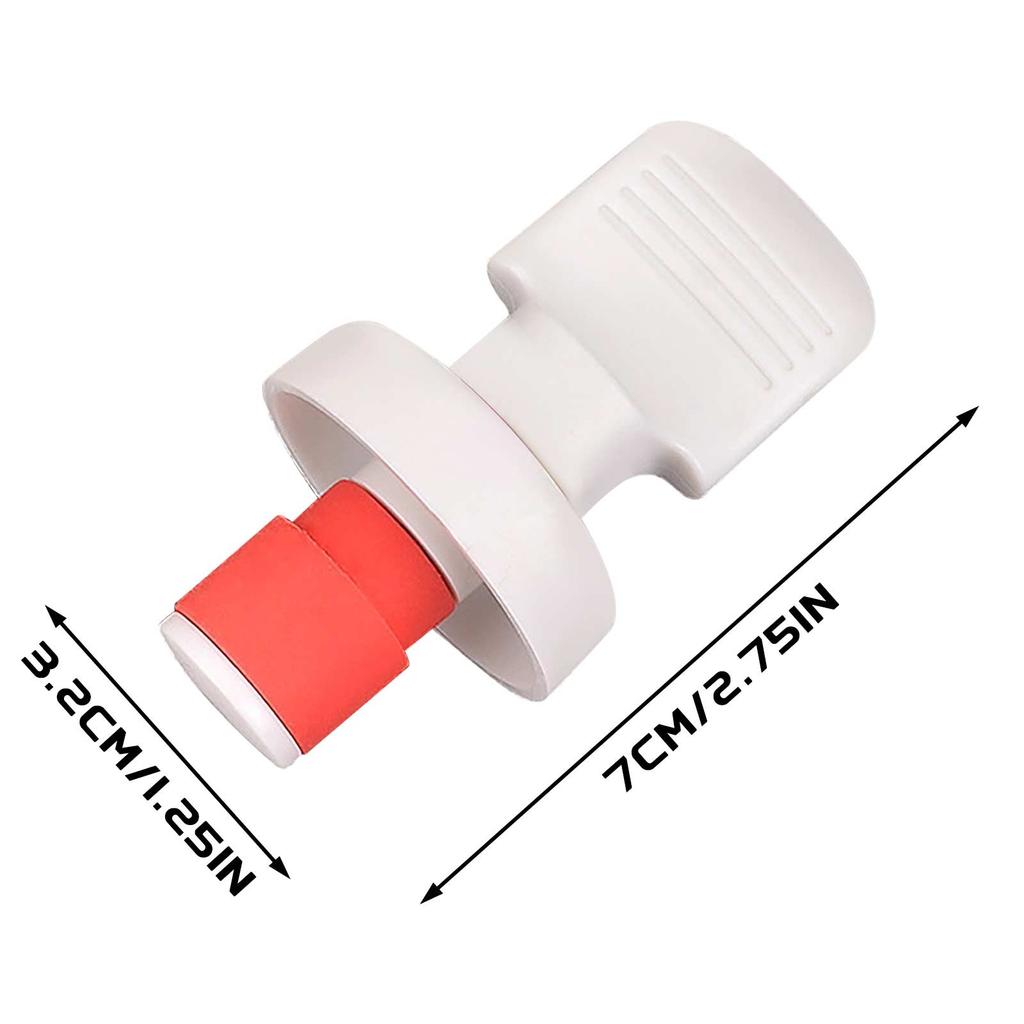 Manually Press Down The Bottle Stopper And Vacuum Wine Stopper