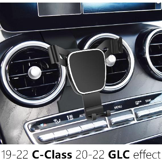 Автомобильный держатель для телефона для Mercedes 2019-2021 Benz C Class c260 c200 c300 GLC Class 2020-2022 GLC260 GLC300 Автоаксессуары Навигационный кронштейн Интерьер