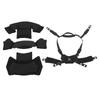 Helmet Dial Suspension System with Lining Pad Set Adjustable Knob Helmet Chin Strap Modifications for FAST for MICH