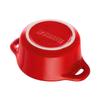 Staub Керамическая Мини-Кастрюля Круглая 10см (Вишнево-красный)