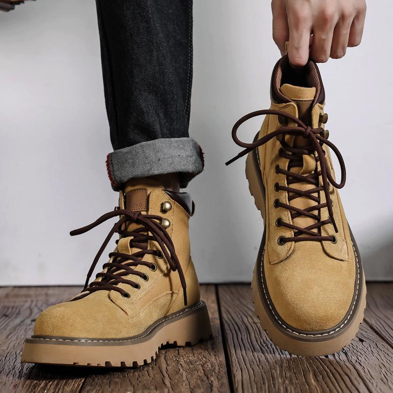 Martin boots tooling shoes autumn and winter platform tooling rhubarb boots