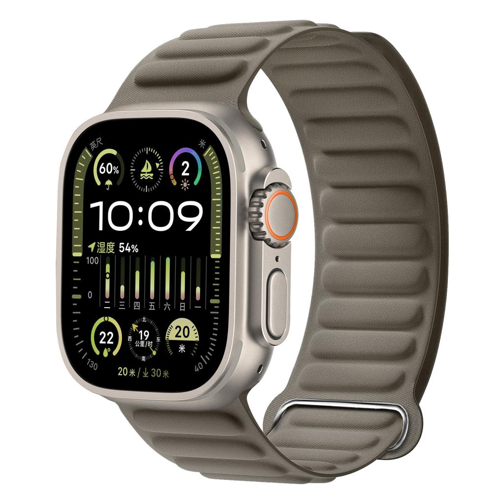 Bands for Apple watch strap Ultra 2 3 49mm 44mm 40mm 46 45mm FineWoven Magnetic Loop correa bracelet iWatch Series 9 8 SE 11 10