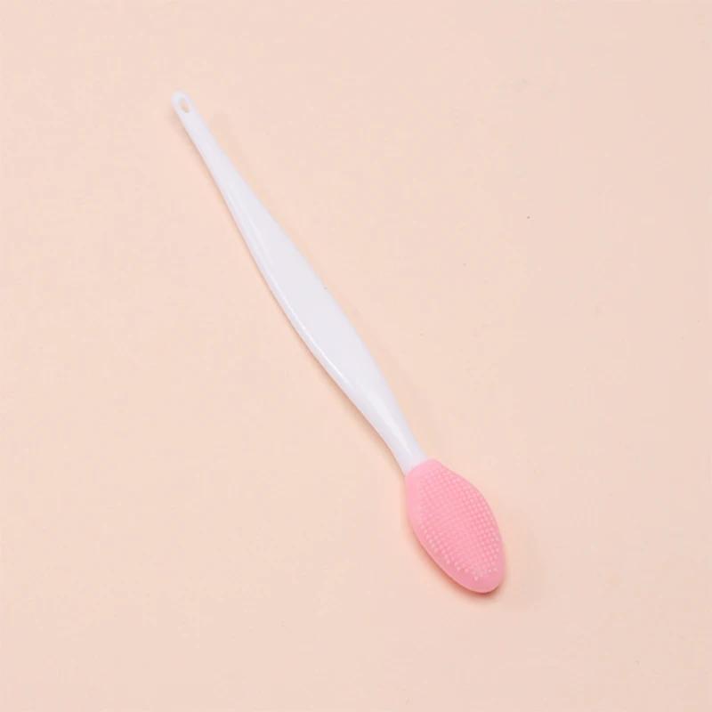 Средство для ухода за кожей, удаляющее ороговевшие клетки губ, очищающее средство для лица, щеточка для очищения лица, двусторонний силиконовый инструмент для ухода за кожей, удаляющий черные точки.