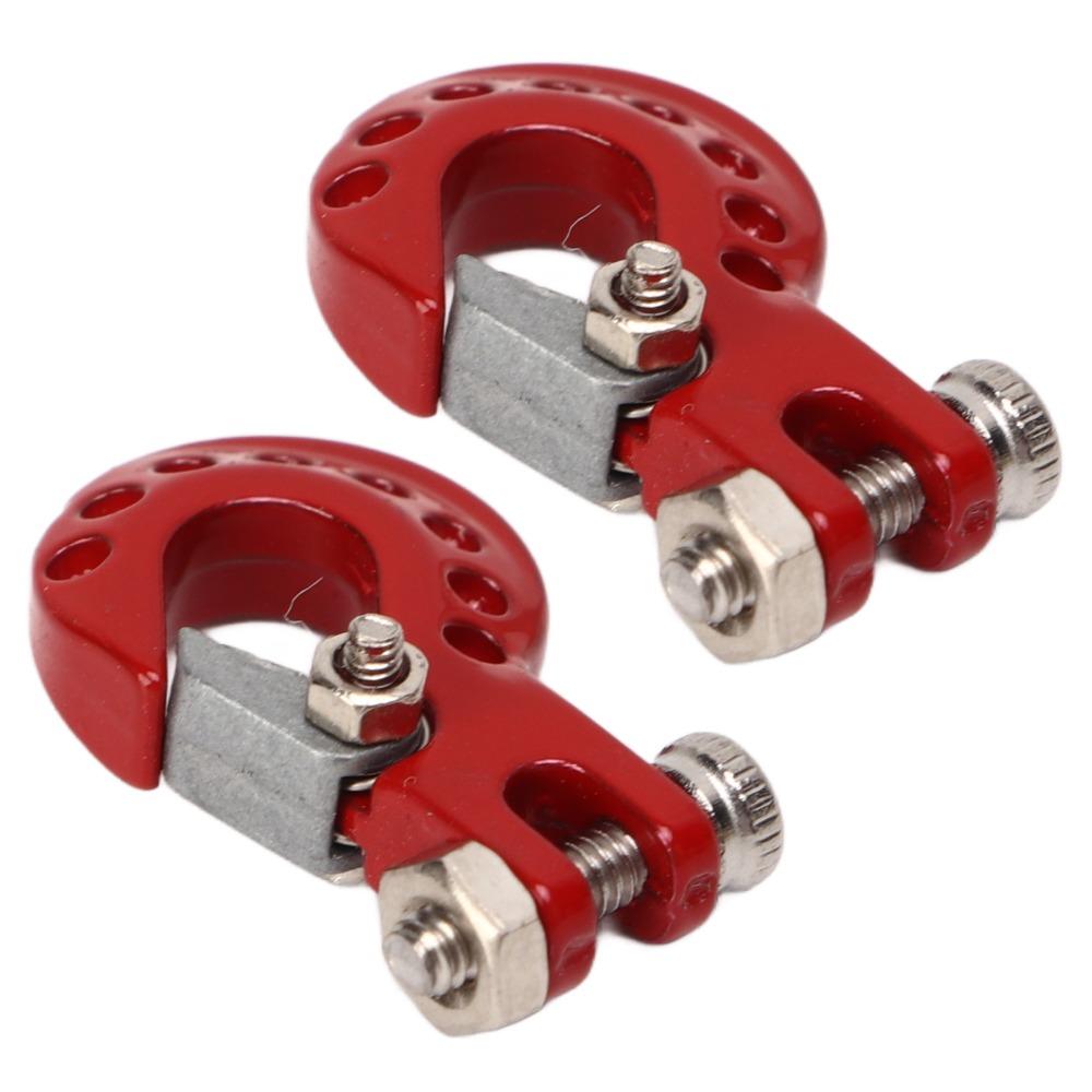 2Pcs RC Car Accessories RC Trailer Hook for SCX10/D90/D110/TF2/TRX4/Tamiya CC01 Climbing Car