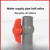 Внутренний диаметр 20/25/32/40 мм ПВХ шаровой кран 3 цвета на выбор муфтовое соединение сантехнический U-ПВХ шаровой кран пластиковый ремонтный соединитель переключатель для труб