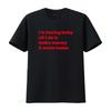 Cool Red Letter Print T Shirt for Men Im Boring Baby All I Do Is Make Money Come Home vintage Washed Versatile Unisex Soft