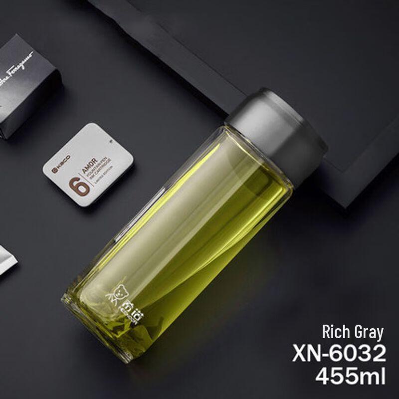 Xinuo Portable Borosilicate Glass Tea & Water Bottle