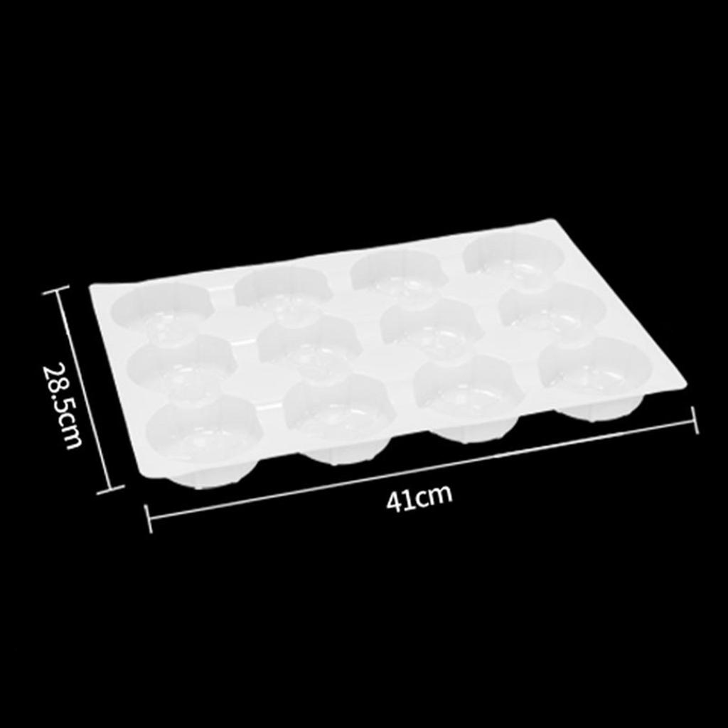 10 шт., полка с 12 отверстиями, поднос с фруктами для домашнего шведского стола, воссоединение семей, белый цвет