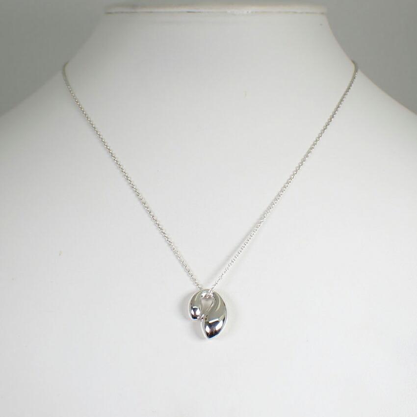 [Б/у] Подвеска TIFFANY/Tiffany 925 с двойной каплей [g334-87]