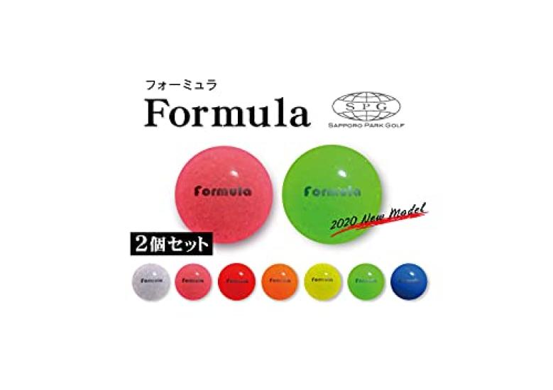 Официальный набор мячей для гольфа SPG Park Formula от SAPPORO PARK GOLF Straight, изготовленный с точным контролем [Формула] 2!! Свет, Устойчивость,