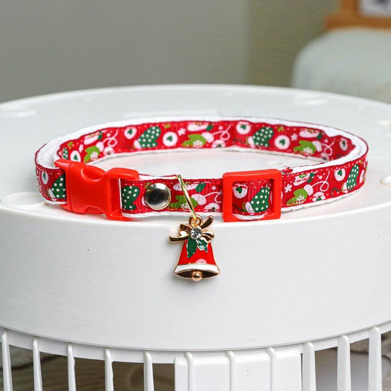 Christmas Halloween Pet Collars Cute Cat Dog Scarf Decorative Accessories All In One
