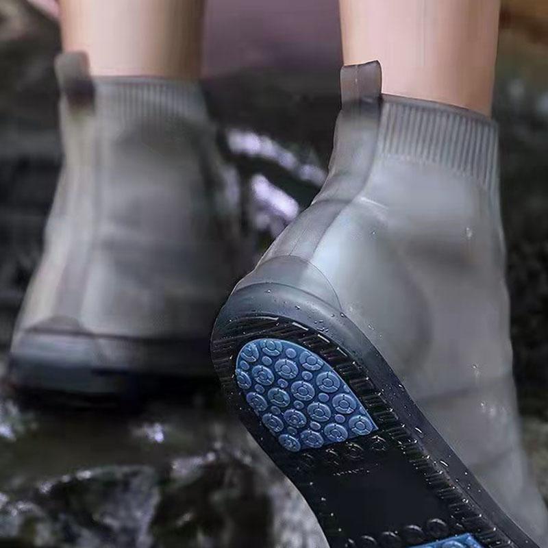 WTEMPO Waterproof Shoe Covers Multifunctional Anti Slip Thickened Wear-resistant Outdoor Rainy Essential Portable Shoe Covers Dropshipping Wholesale