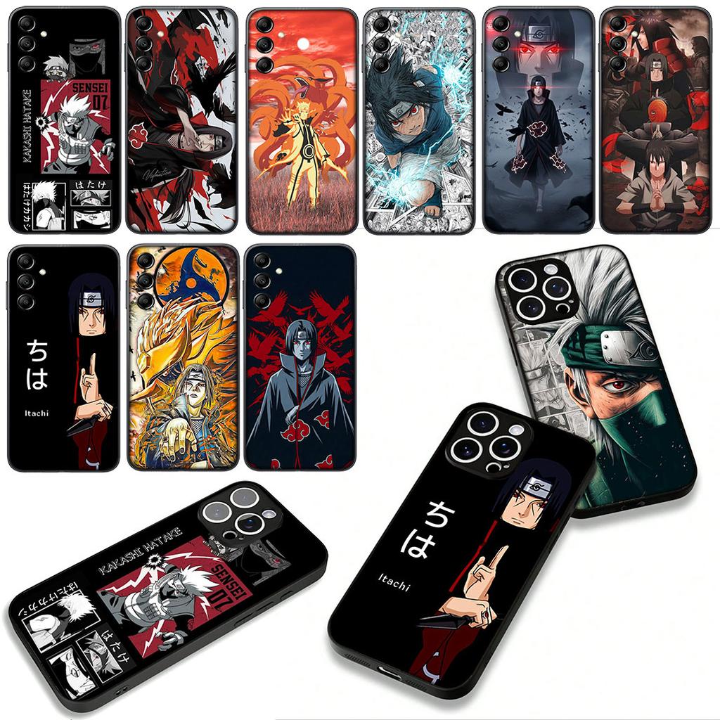 Anime Narutos Kakashi Itachi for Samsung Galaxy A25 A37 A57 A12 A14 A31 A41 A50 A51 A70 A71 A72 A21S A04 M15 Note 20 9 8 10 Case