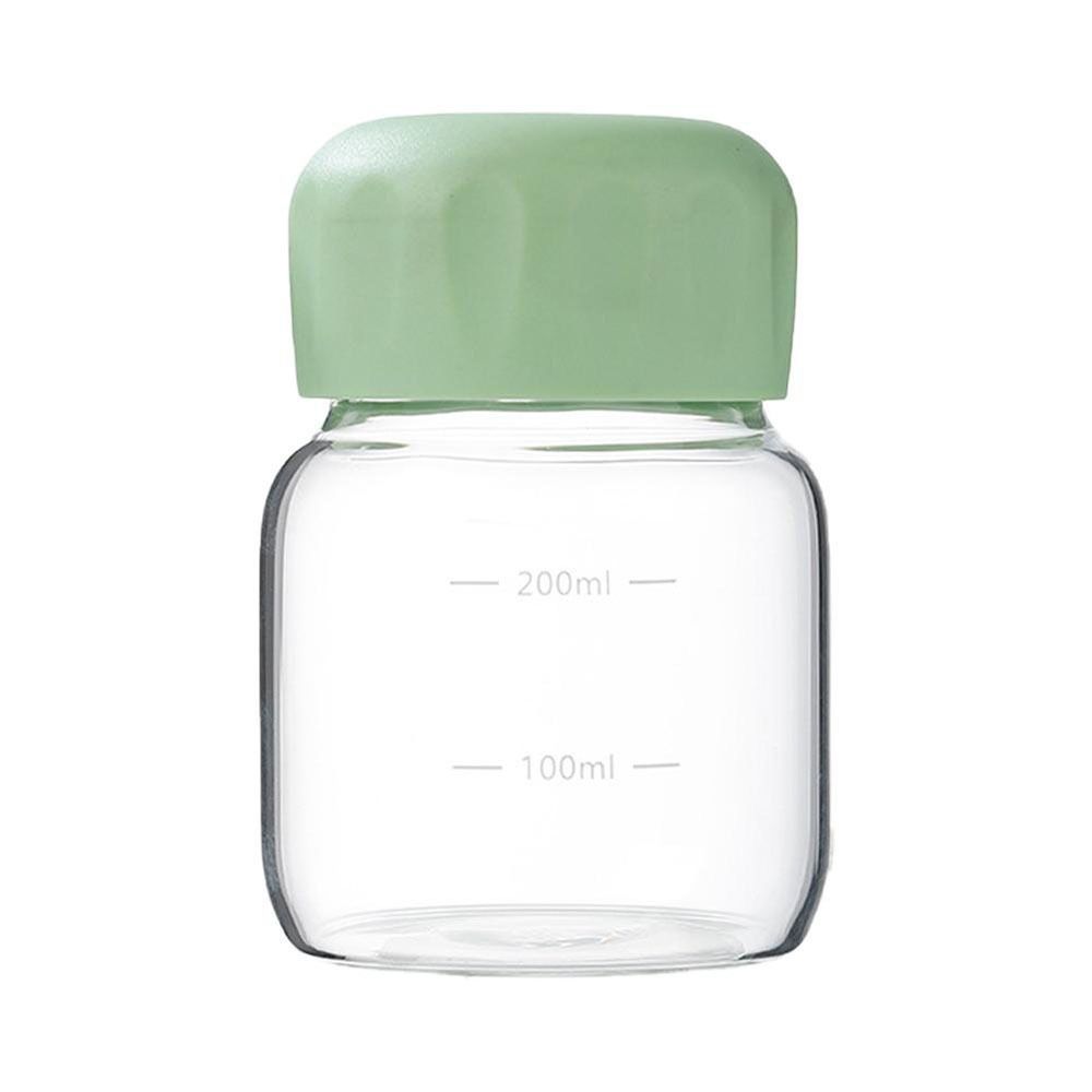 Leak-proof Glass Water Bottle Borosilicate Glass Mini Water Cup Soy Milk Coffee Mug  Women