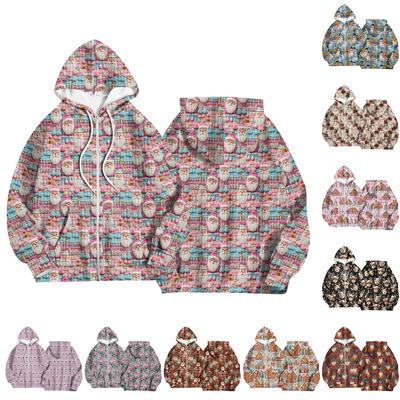 Женская модная куртка, повседневный кардиган с капюшоном и длинными рукавами с принтом, толстовки