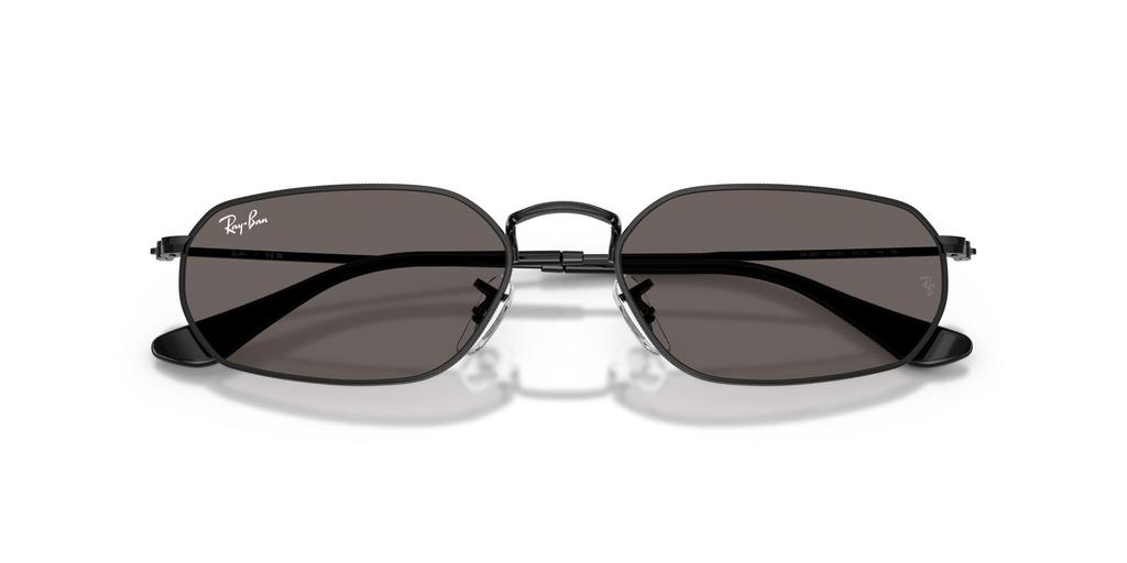Солнцезащитные очки 0RB3947 ЧЕРНЫЙ ТЕМНО-СЕРЫЙ 57мм Ray-Ban (Черный/Темно-Серый)