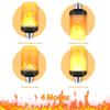 4pcs E27 Emulation Bulbs Dynamic Lights Flame Lights LED Flame Effect Flashing Lights for Wedding Decoration Party Garden Bar