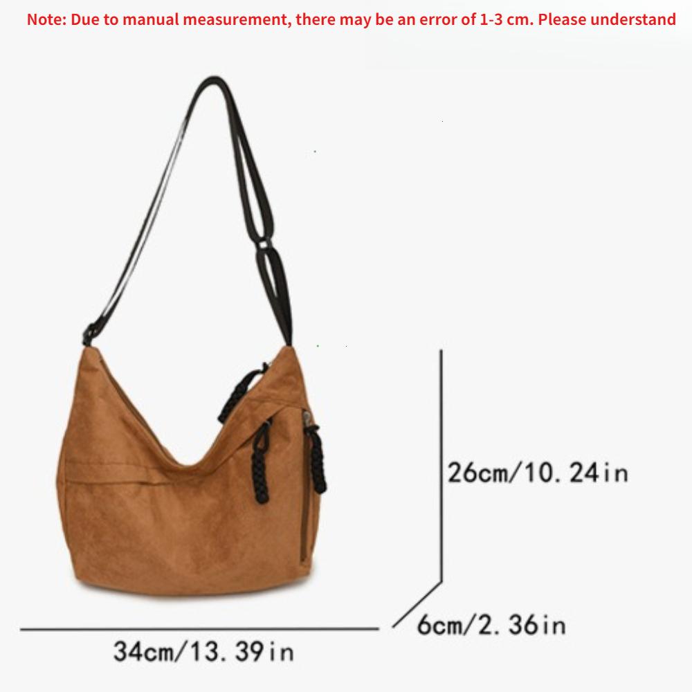Retro Large Capacity Hobo Bag for Women Casual Soft Shoulder Bag Minimalist Underarm Handbag Adjustable Strap Commuter Tote