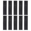 10Pcs Alto Reed Clip Black Plastic High Hardness Saxophone Clarinet AccessoriesBlack