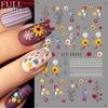 Французские наклейки для ногтей, наклейки для дизайна ногтей, красочные слайдеры, маникюрный декор, лето