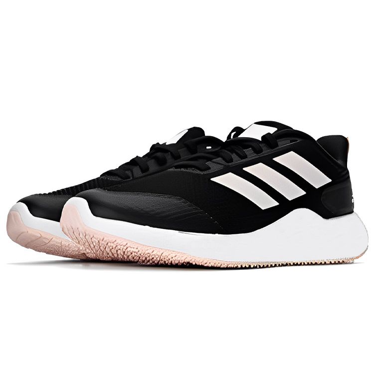Adidas Edge Gameday Comfortable Trendy Mesh Durable Lightweight Low-Top Casual Running Shoes Unisex Sneakers Black White IF0584
