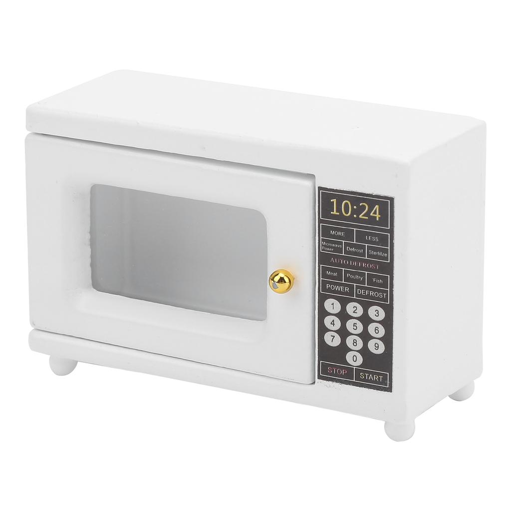 1:12 Dollhouse Microwave Oven Mini Kitchen Appliance Doll House Accessories Room Small Decoration