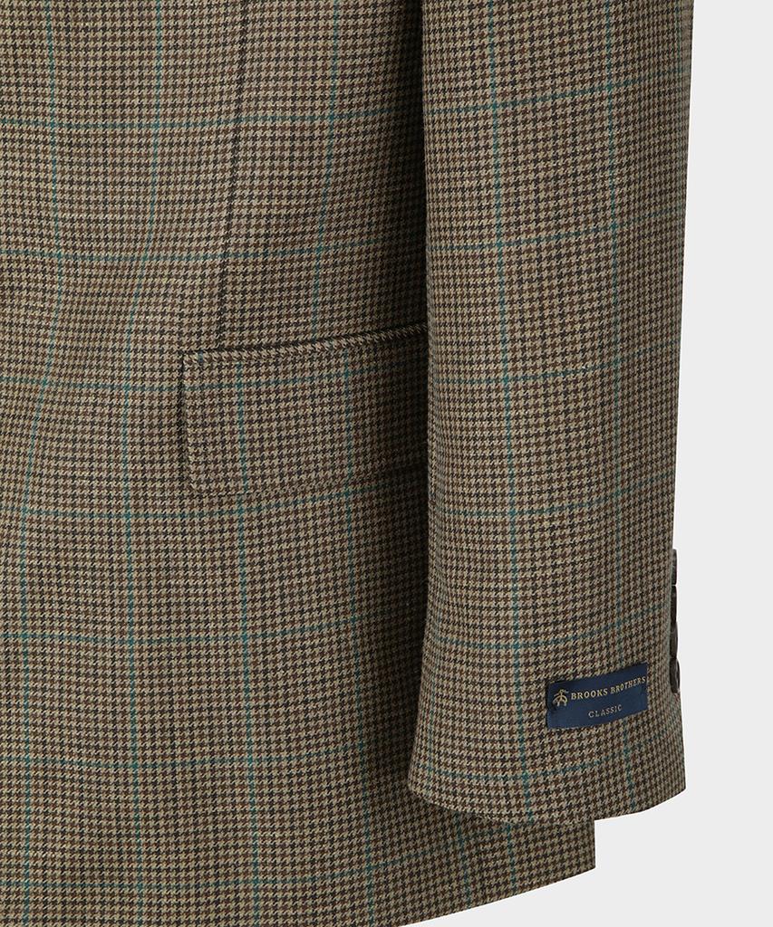 Brooks Brothers Classic Fit Tweed 2-Button Sport Coat (Brown) (Bbjsmf47144Ef)