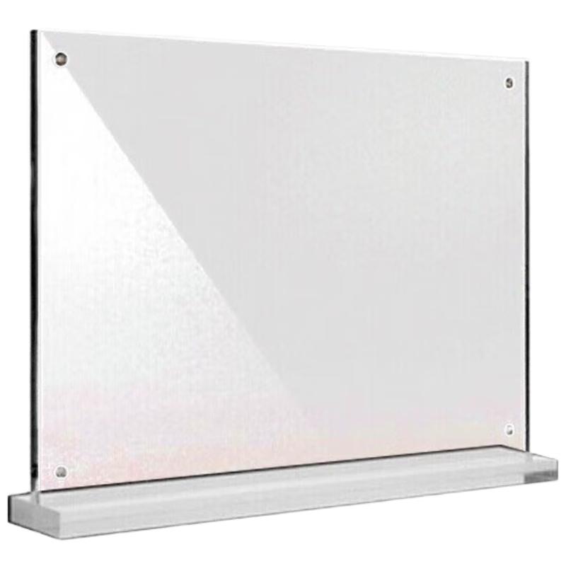 Acrylic T-Shape Double-Sided Display Stand