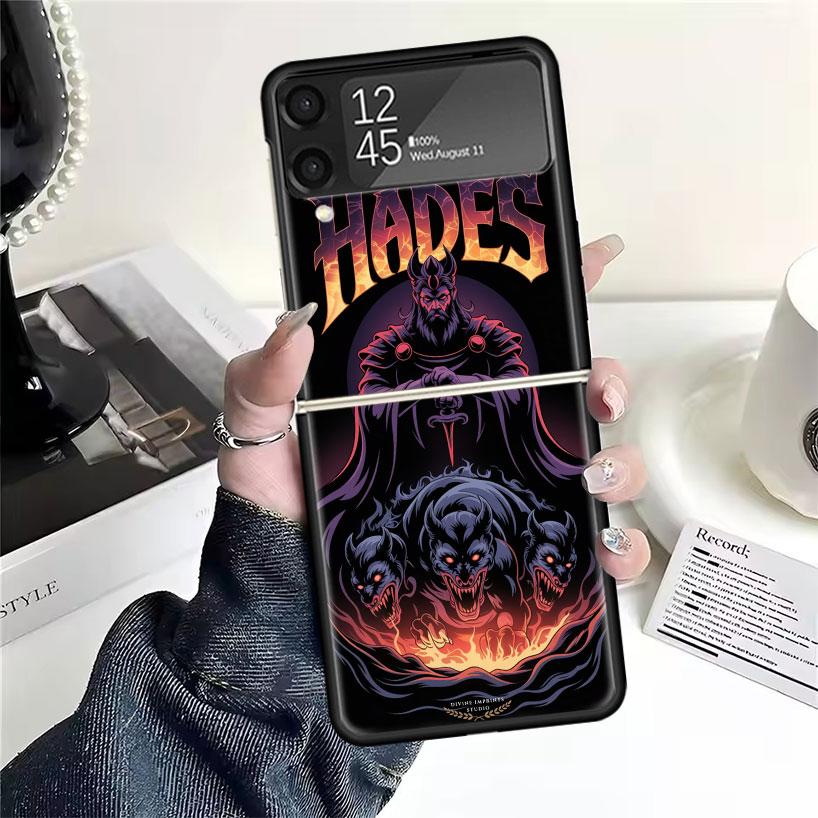 Game Hades Action Cases For Samsung Galaxy Z Flip 4 5 6 7 3 Z Flip7 Flip6 Flip4 Flip5 Flip3 5G Hard Shockproof Fundas Cover
