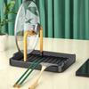 Floor Standing Pan Pot Lid Holder Stand Rack Spoon Rest Pot Lid Spatula Soup Spoon Storage Shelf Pot Lid Rack Kitchen Storage