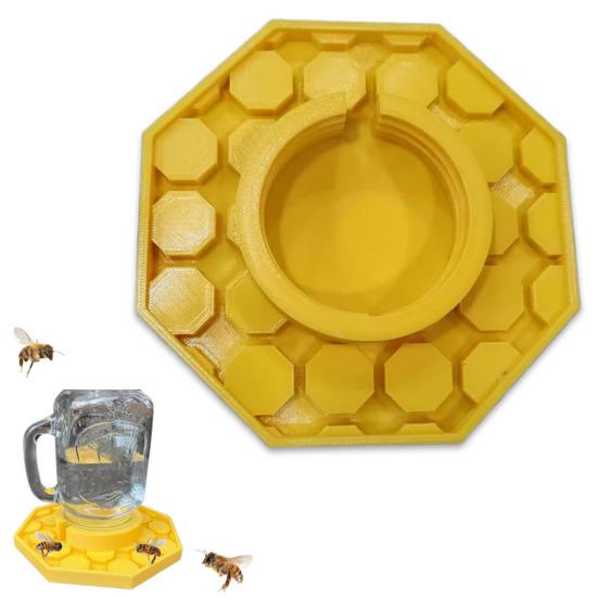 Пчелиная поилка Садовая кормушка для пчел для банки Мейсона 3D-печатная станция для поения пчел Инструменты для пчеловодства для улья Аксессуар для пасеки