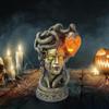 Figurine Table Lamp Decor Creative Convenient Creepy Versatile Light Sculpture for Entrance