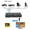 4-входной 1-выходной 4K HDMI Мультиплексор с отображением 4 экранов 4x1 1080P HDMI Мультивьюер Бесшовный Переключатель 5 Режимов Отображения для PS4/3 Ноутбука ПК Телевизора