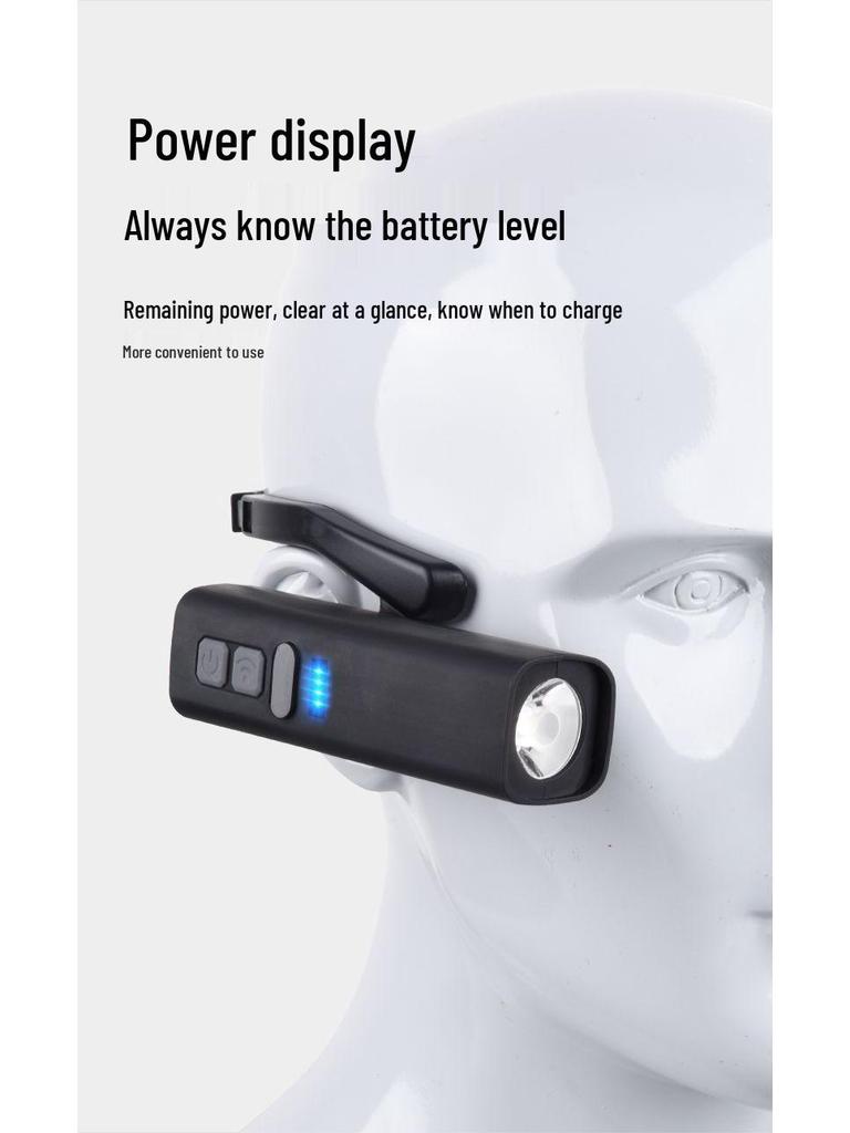 2025 Rechargeable Ear-hook Headlamp: Super Bright for Outdoor Night Fishing & Mountaineering